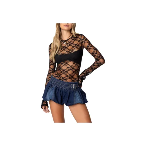 Edikted COLETTE Прозрачный Кружево Комбинезон Bodysuit Женские