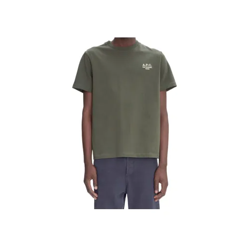 A.P.C. Joint Paragraph Зеленая Мужская T-Рубашка