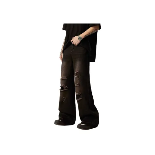 SOCKKEY Черный Унисекс Джинсы