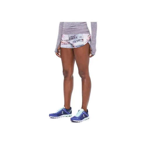 lululemon Speed Up Спортивные шорты Женские с принтом в стиле акварель