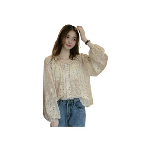 MORii Абрикос Женские Рубашки