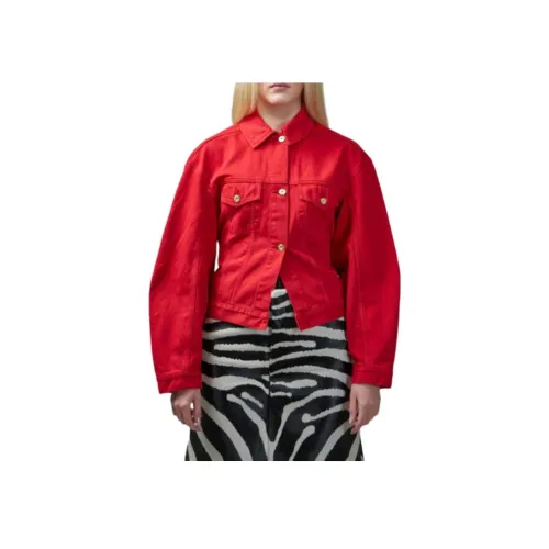 Jacquemus Denim Куртка Женская Красная
