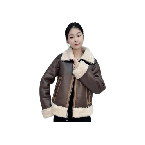 BILISISHANYANG Мех Куртка Женская