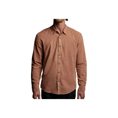 JAMES PERSE Vegan Мускатный орех Мужские Рубашки