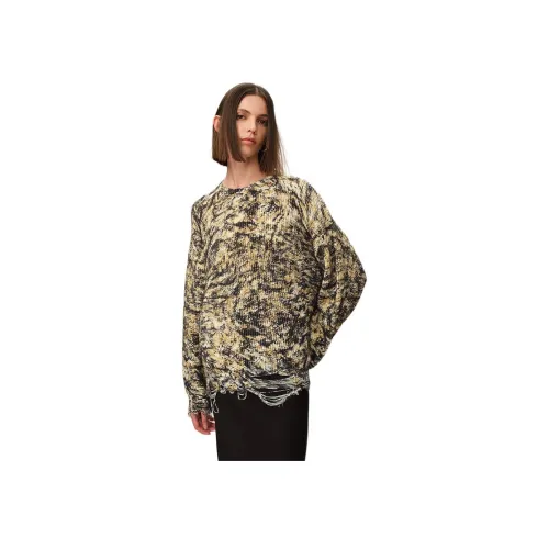 FABRIQUE Тигровый принт Многоцветные Женские Свитера