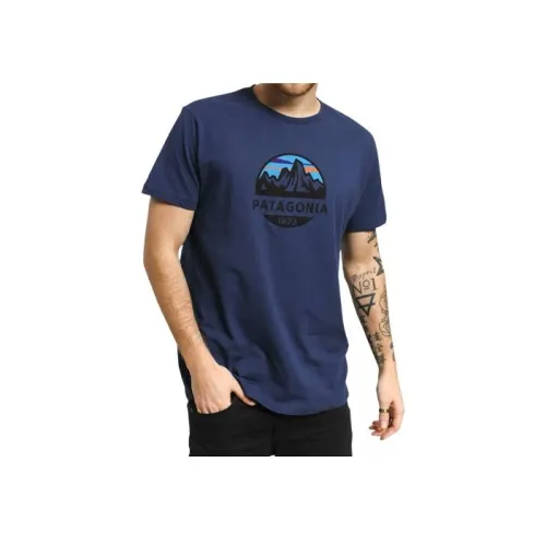 Patagonia Organic Морской синий/CNY Мужские T-рубашки