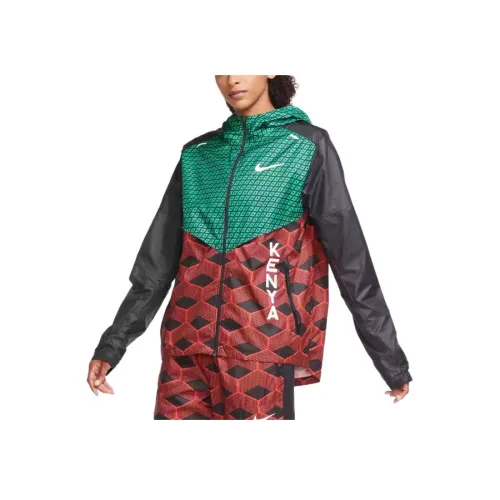 Nike Runner Куртки и Пальто Женские Зеленые