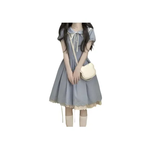 GOSO Короткий рукав платье женское