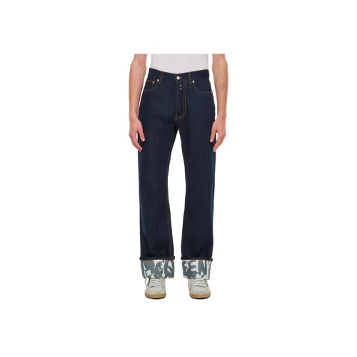 Alexander McQueen Blue Men's Jeans  
Александр Маккуин Синий Мужской Джинсы