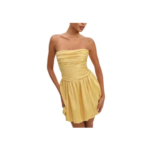 REFORMATION Clea Satin Платье Без рукавов Женское