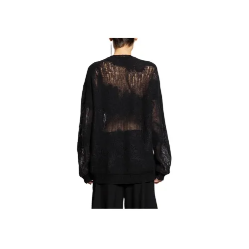 Ann Demeulemeester Черные Женские Свитеры