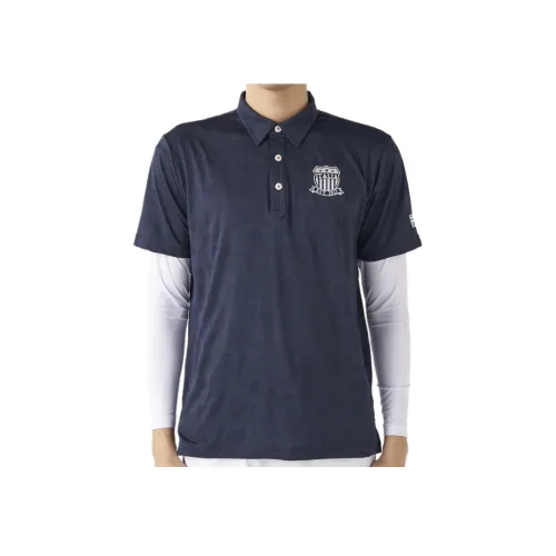 FILA GOLF серия Морской Синий Мужская Гольф Одежда