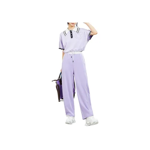 MUGUOGUOMU Повседневные брюки женские Таро фиолетовый