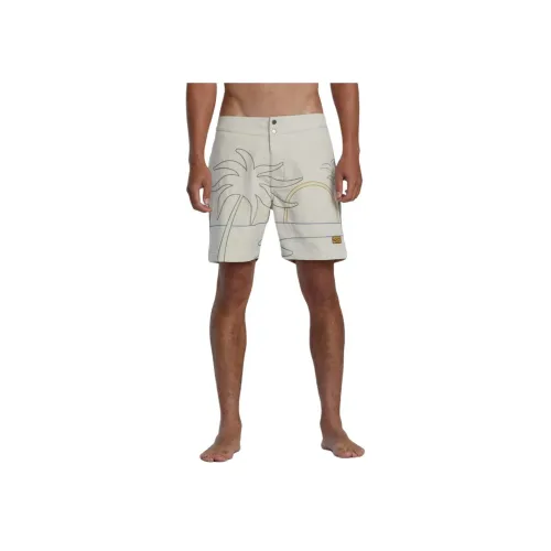 RVCA Айвори Белый Мужские Пляжные Шорты