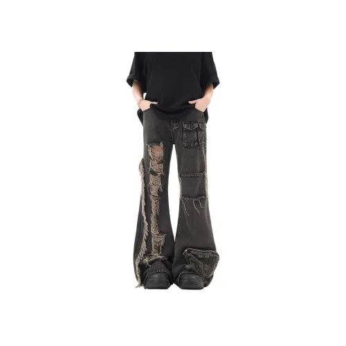 MORii Черные Унисекс Джинсы