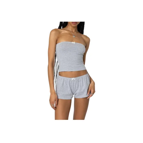 Edikted Astor Полосатый Топ-трубка Без бретелек Топ Женский