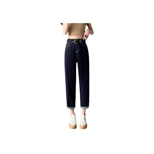 SITOL Темно-синие Женские Джинсы