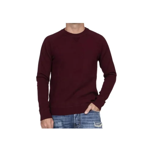 DSQUARED 2 Red Men's Sweaters DSQUARED 2 Красные Мужские Свитера