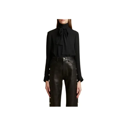 KHAITE Черные Женские Рубашки