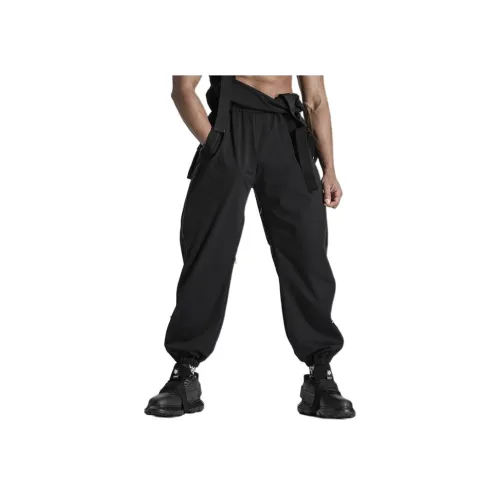 NORVINCY Western Outdoor Tactical Black Warrior Casual Pants Unisex
