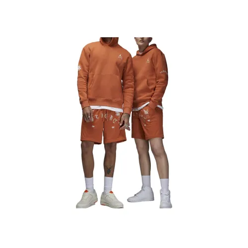 Jordan Orange Unisex Casual Shorts Джордан Оранжевый Унисекс Повседневные Шорты