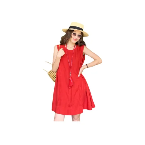 NANING9 Без рукавов Платье Женское