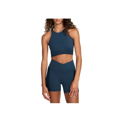 NIKE Armory Морской синий/Armory Морской синий/Белый Женские Бюстгальтеры