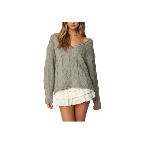 Edikted Inga OVERSIZED CABLE KNIT Свитер Женские