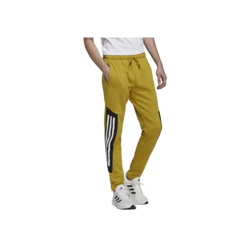 Adidas Повседневные брюки Мужские Горчично-желтые
