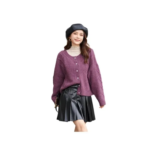 Itisf4 Фиолетовый Женский Трикотаж