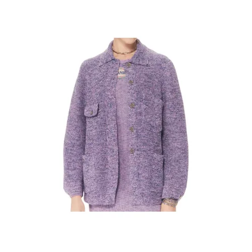 CHANEL 25P Spring Summer Preview Коллекция Трикотаж Женские Фиолетовый