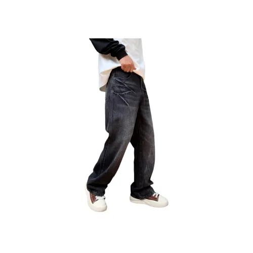 MISS FLY Черные Унисекс Джинсы