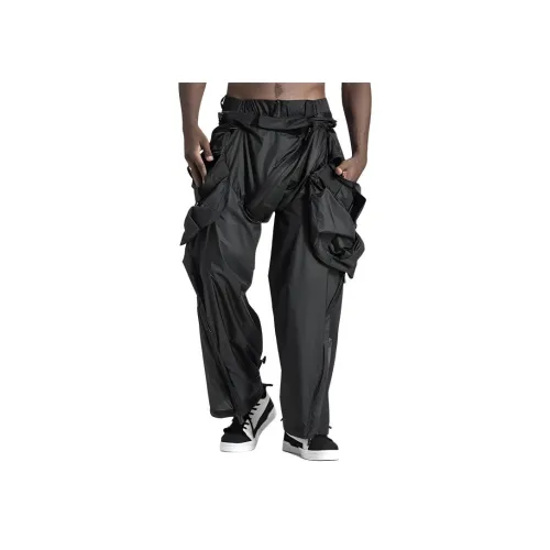 NORVINCY Western Outdoor Tactical Black Warrior Casual Pants Men's