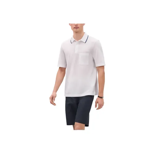HERMES Белая Мужская Поло