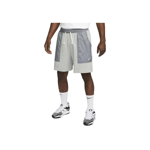 Nike Light Gray Men's Casual Shorts Nike Светло-серые Мужские Повседневные Шорты