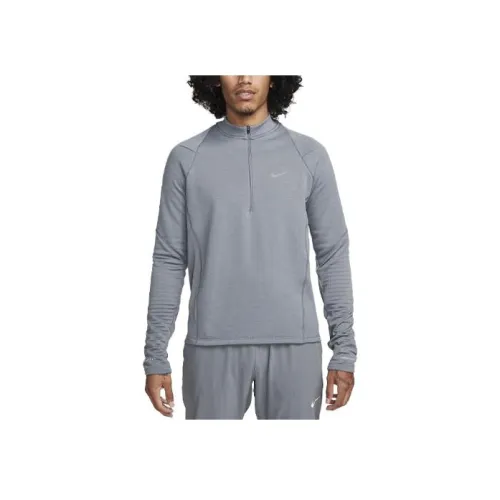 Nike Дымчато-серый Мужской T-рубашки