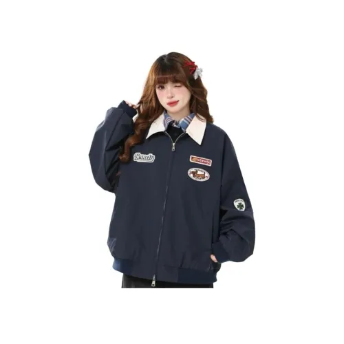 JIMI&JONS Темно-синий Унисекс Куртки