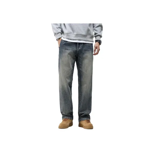 MR.MUDI Синий Унисекс Джинсы