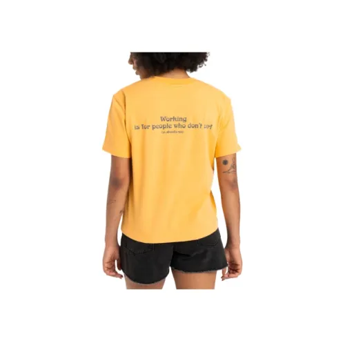 Quiksilver Желтые Женские Футболки