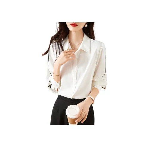 Mo Han Yi Mei Рубашка Женская Белая