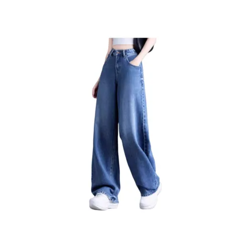 You cow me pants Джинсовый синий Женские Джинсы