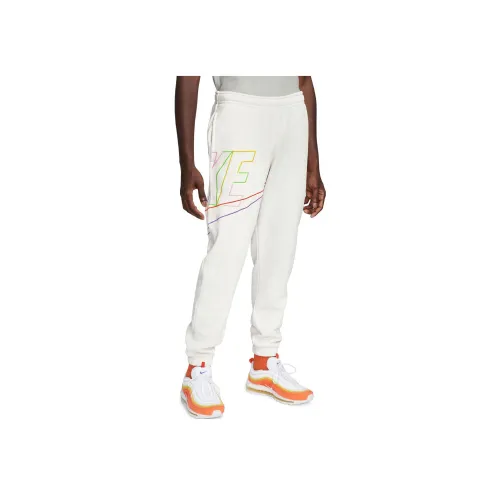 Nike Белые Мужские Повседневные Штаны