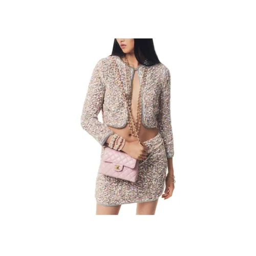 CHANEL Многоцветные Женские Повседневные Короткие Юбки