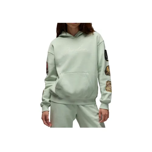 Jordan Brooklyn Fleece SS25 Толстовка Женская Светло-Зеленая