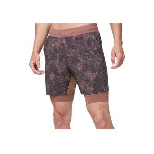 lululemon T.H.E. Спортивные шорты Мужские Призрачный Красный Обсидиан