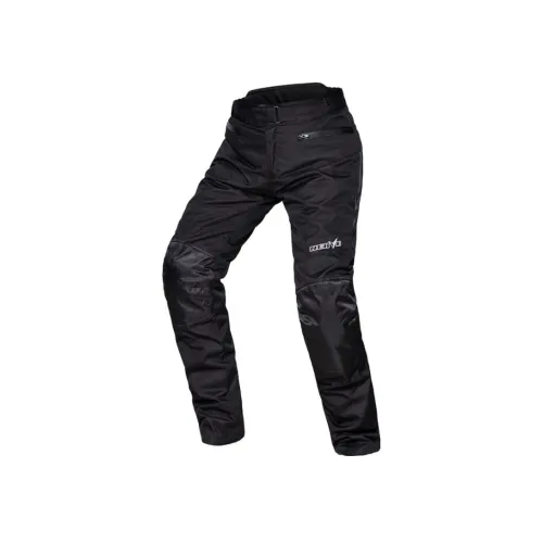 NERVE Байкерка Полиэстер Мужская Зимняя Черная Blanca Брюки