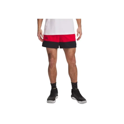 Under Armour Zone Red Black Мужские Повседневные Шорты