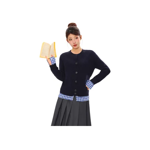 La Chapelle Темно-синий Женский Трикотаж