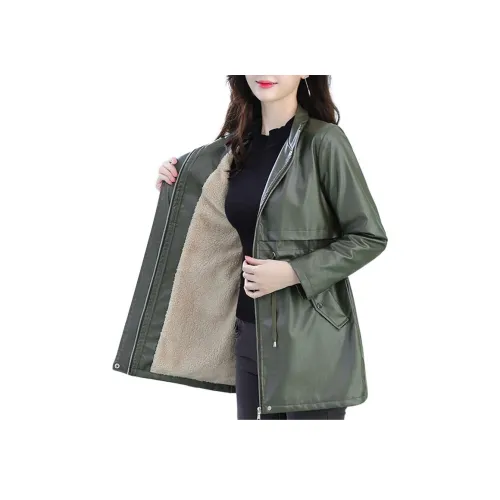 EMINU Женские кожаные куртки