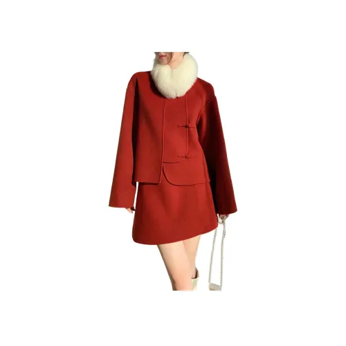 Wbwq Комплект с юбкой Женские Бургунди Одежда Sets